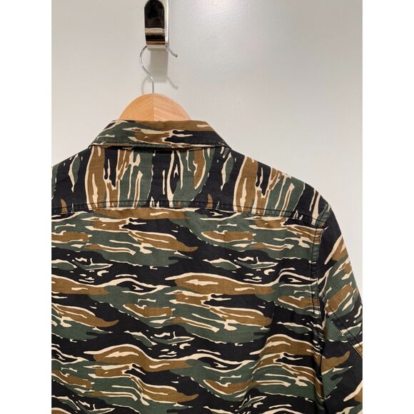 J.Crew - Wallace and Barnes Lightweight Camo Shirt Jacket - Green - Picture 5 of 6